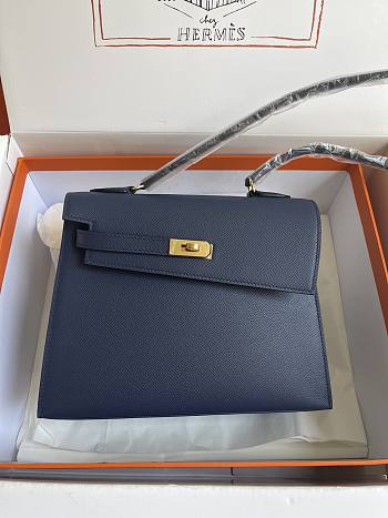 hermes kelly endesordre dark blue 25cm
