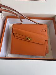 hermes kelly endesordre orange 25cm - 3