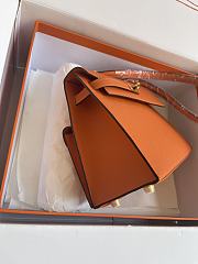 hermes kelly endesordre orange 25cm - 4