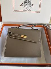 hermes kelly endesordre Elephant Gray 25cm - 1
