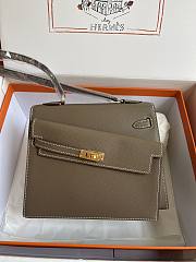 hermes kelly endesordre Elephant Gray 25cm - 3