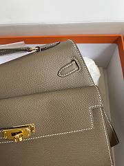 hermes kelly endesordre Elephant Gray 25cm - 2