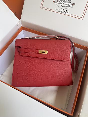 hermes kelly endesordre red 25cm