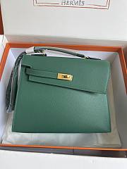 hermes kelly endesordre Malachite Green 25cm - 1