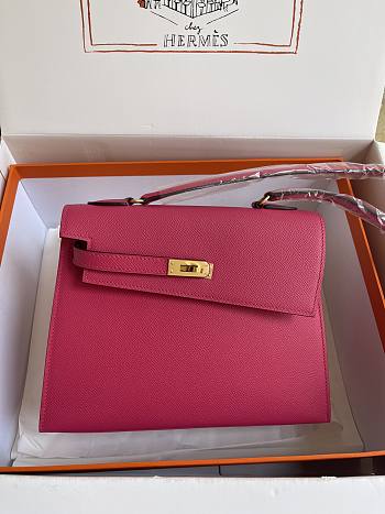 hermes kelly endesordre rose red 25cm