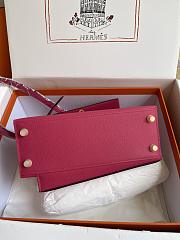 hermes kelly endesordre rose red 25cm - 4
