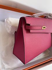 hermes kelly endesordre rose red 25cm - 3