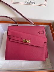 hermes kelly endesordre rose red 25cm - 2