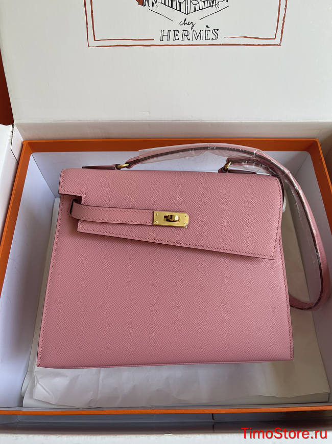 hermes kelly endesordre light pink 25cm - 1