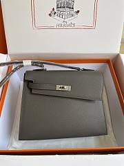 hermes kelly endesordre Pewter Gray 25cm - 1