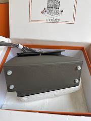 hermes kelly endesordre Pewter Gray 25cm - 2