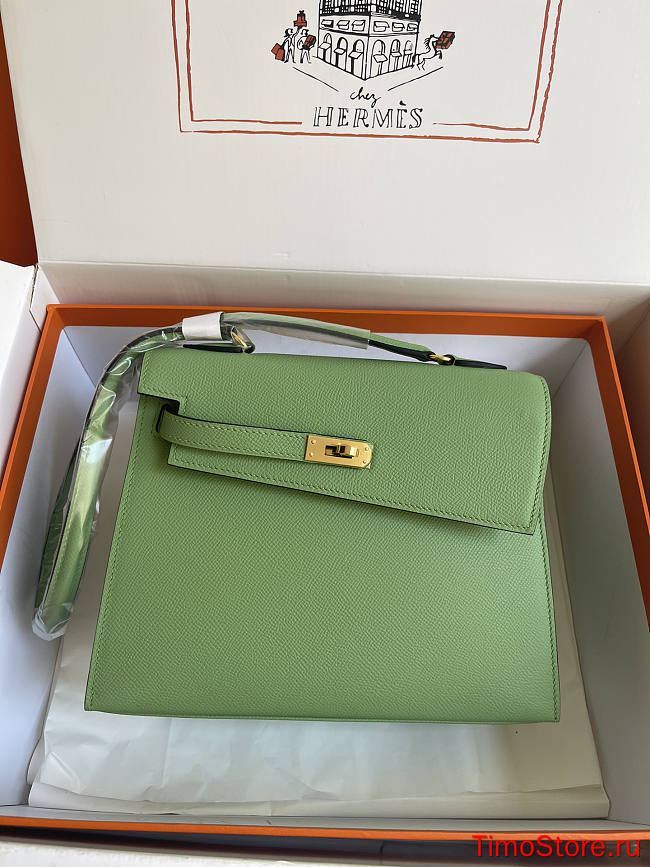 hermes kelly endesordre Avocado Green 25cm - 1
