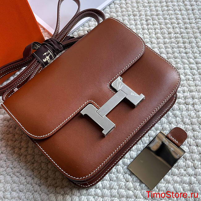 hermes Constance 18cm brown - 1