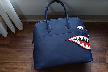 hermes Shark Bowling dark blue 45cm