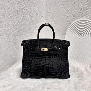 hermes birkin Alligator 25cm black （special price）