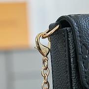 lv chette felicie monogram emeinte m64064 black 21cm (special price) - 2