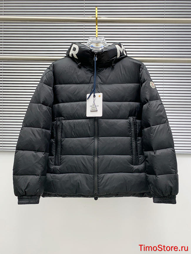 moncler down jacket  black and white - 1
