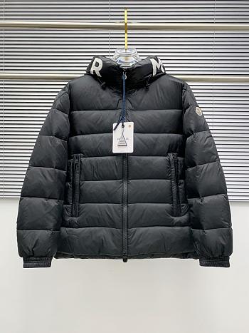 moncler down jacket  black and white