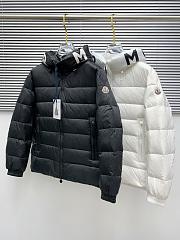 moncler down jacket  black and white - 4