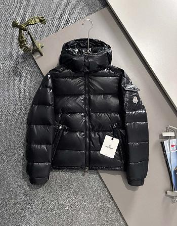 Moncler down jacket black for 