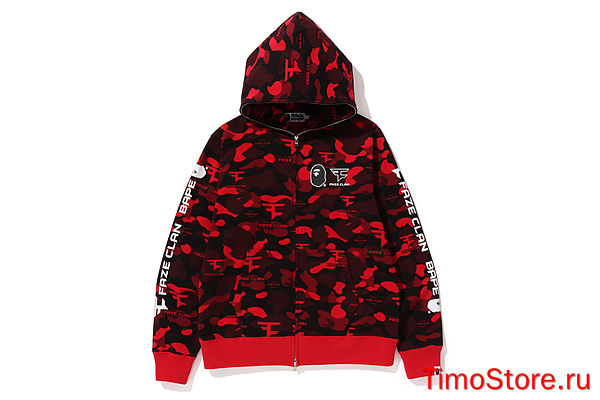 BAPE X FAZE CLAN FULL ZIP HOODIE - 1