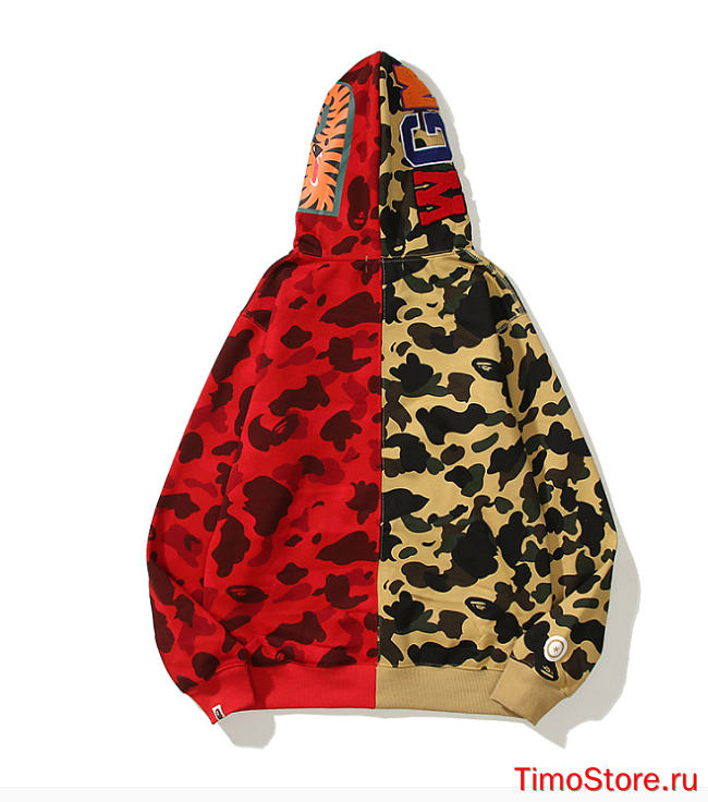 BP474 BAPE Patchwork Hoodie - 1