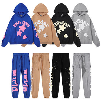 Sp5der hoodie set 4 color