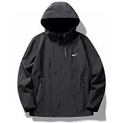 Nike outdoor functional style stand collar hooded jacket - 1