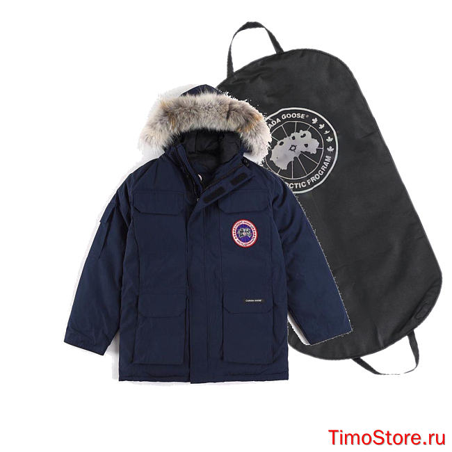CANADA GOOSE down jacket dark blue - 1