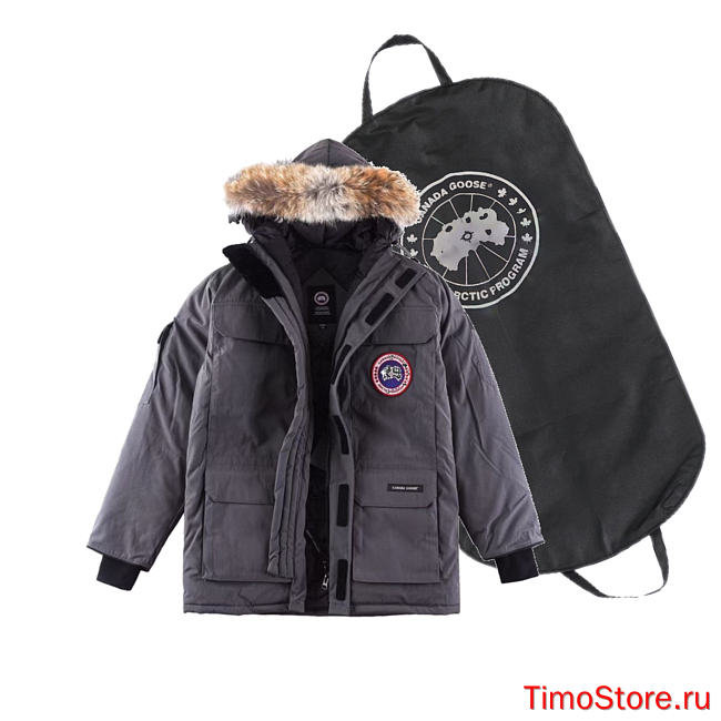CANADA GOOSE down jacket dark grey - 1