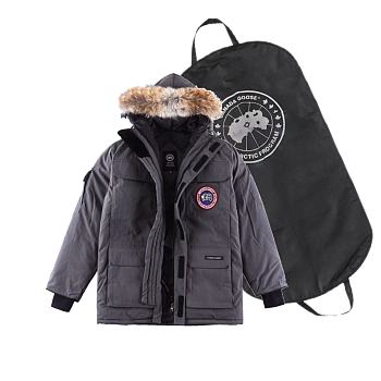 CANADA GOOSE down jacket dark grey