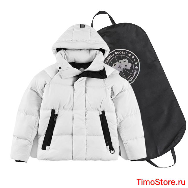 CANADA GOOSE down jacket white no fur - 1