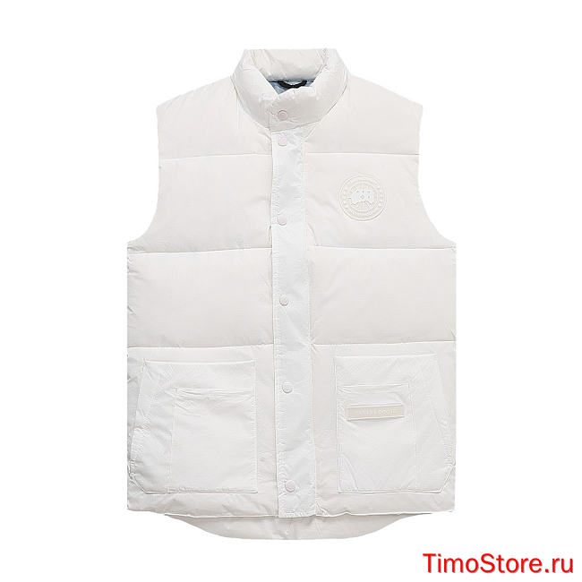 CANADA GOOSE down vest white - 1
