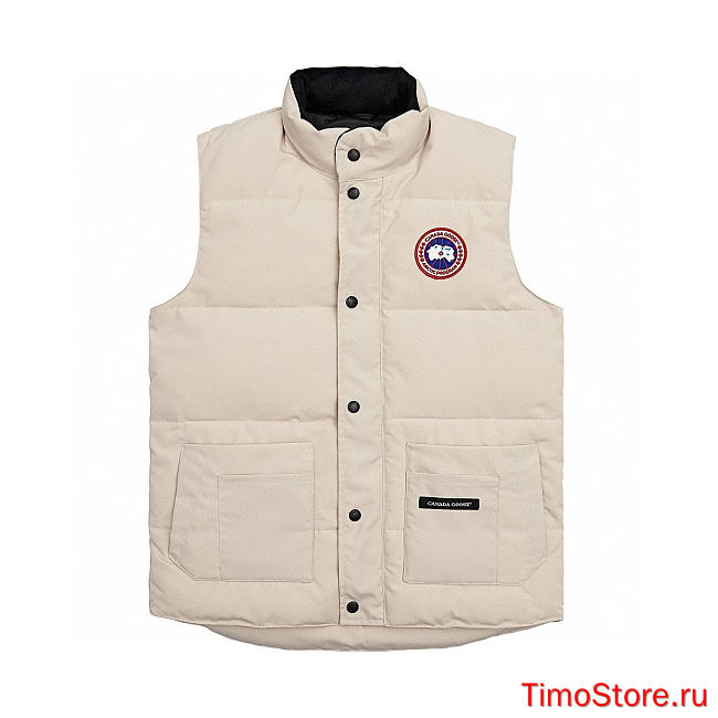 CANADA GOOSE down vest cream white - 1
