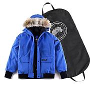CANADA GOOSE down jacket dark short blue - 1