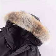 CANADA GOOSE down jacket short dark grey - 3