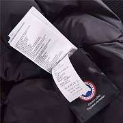 CANADA GOOSE down jacket short dark grey - 2