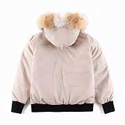 CANADA GOOSE down jacket short beige pink - 5