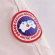 CANADA GOOSE down jacket short beige pink - 2