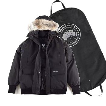 CANADA GOOSE down jacket short black