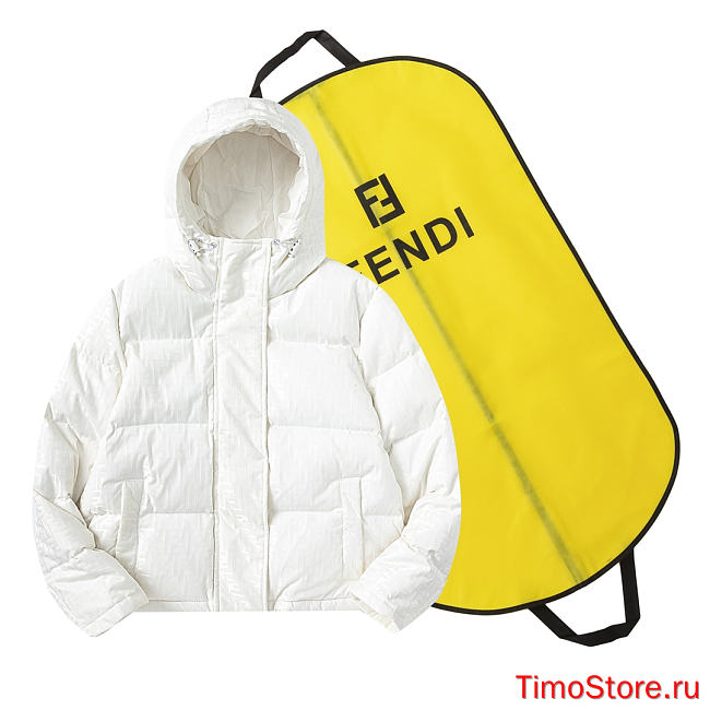fendi down jacket white - 1