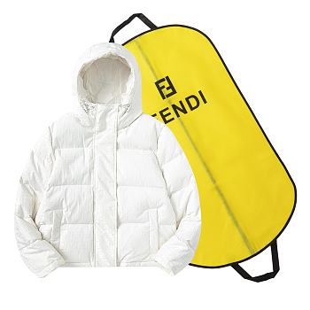 fendi down jacket white