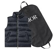 dior down vest 002 dark blue - 1