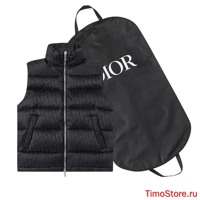 dior down vest 003 black - 1