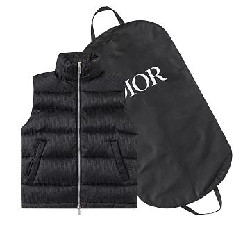 dior down vest 003 black