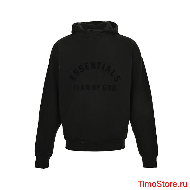 essentials hoodie black - 1