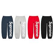 supreme hoodie pants - 1