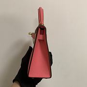 HERMES KELLY epsom mini 18cm pink - 4