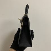 HERMES KELLY epsom mini 18cm black - 3