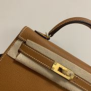 HERMES KELLY epsom mini 18cm brown - 3